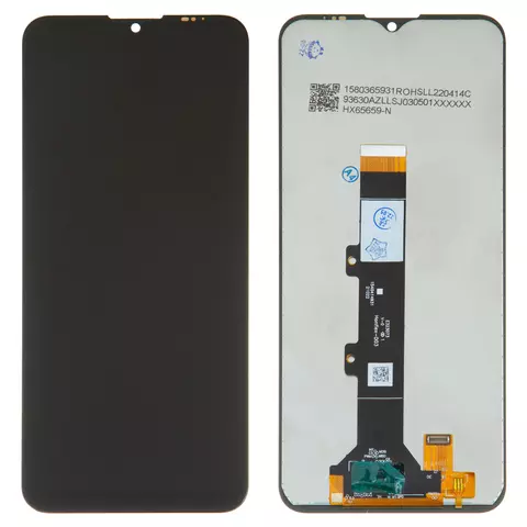 Дисплей для Motorola Moto G10 XT2127, Moto G20 XT2128, Moto G30 XT2129, чорний, без рамки, High Copy