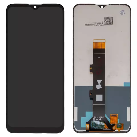 Дисплей для Motorola Moto E20 XT2155, чорний, без рамки, High Copy