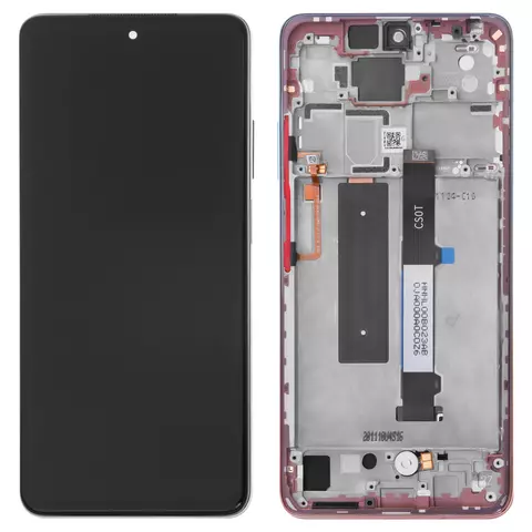 Дисплей для Xiaomi Mi 10T Lite, золотистий, з рамкою, Original (PRC), M2007J17G