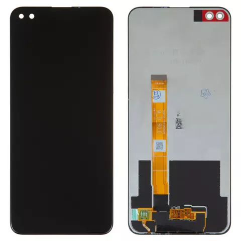 Дисплей для Realme X50 5G, чорний, без рамки, High Copy, RMX2144, 36672C-1051000008