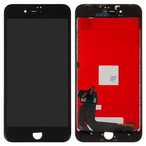 Дисплей  iPhone 8 Plus, чорний, із сенсорним екраном, copy