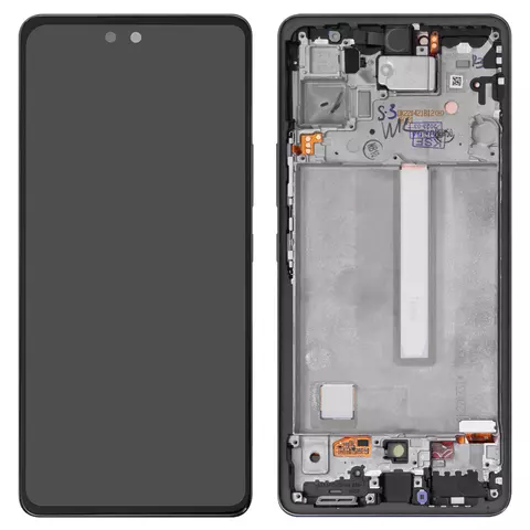 Дисплей для Samsung A536 Galaxy A53 5G, чорний, з рамкою, Original (PRC)