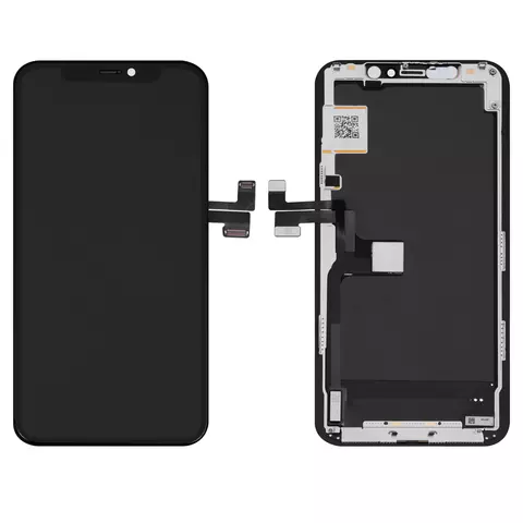 Дисплей для iPhone 11 Pro, чорний, з рамкою, High Copy, (OLED), GW OEM soft