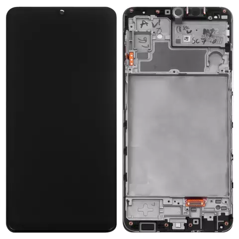 Дисплей для Samsung M325 Galaxy M32, чорний, з рамкою, Original (PRC)