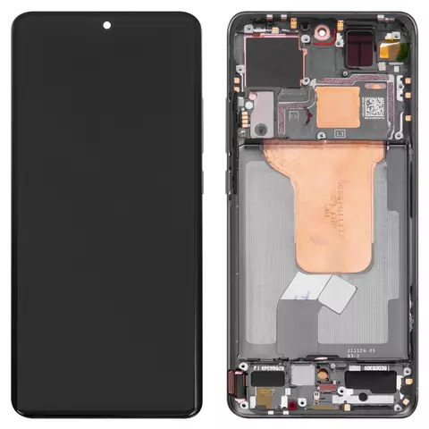 Дисплей для Xiaomi 12, 12S, 12X, чорний, з рамкою, Original (PRC), 2112123AC, 2112123AG, 2206123SC, 2201123G, 2201123C