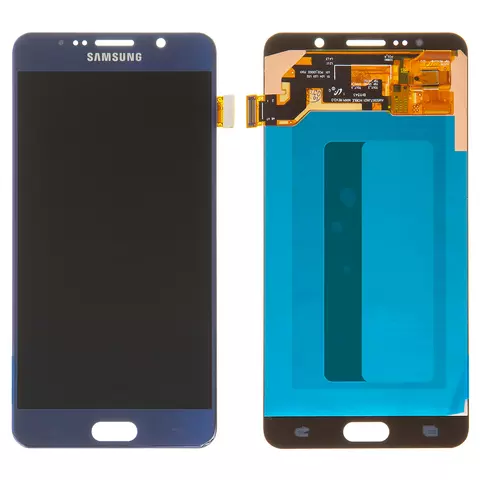 Дисплей для Samsung N9200 Galaxy Note 5, N920C Galaxy Note 5, N920F Galaxy Note 5, синій, без рамки, High Copy, (OLED)