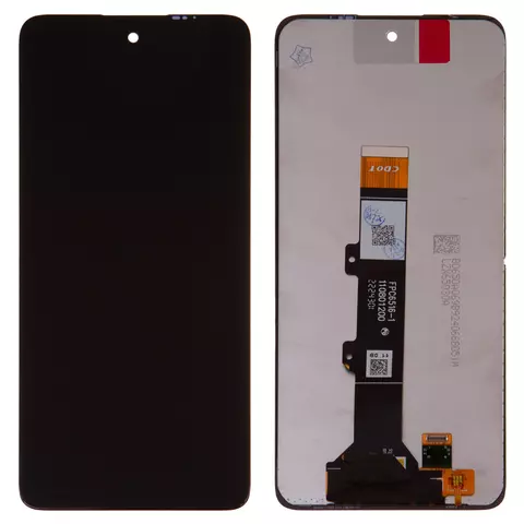 Дисплей для Motorola Moto E32, Moto E32s, чорний, без рамки, High Copy