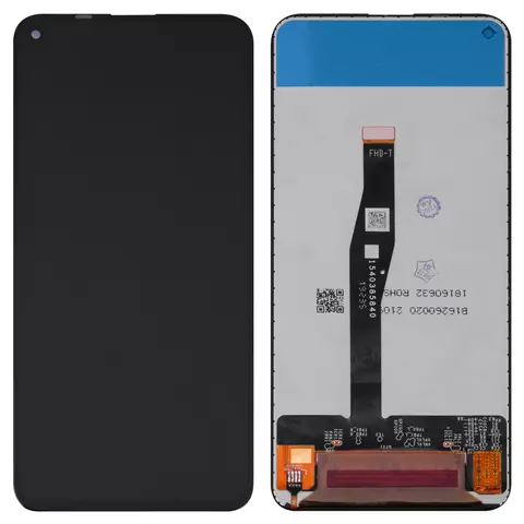 Дисплей для Huawei Honor 20, Honor 20 Pro, Nova 5T, чорний, без рамки, Оригінал (переклеєне скло), YAL-L21