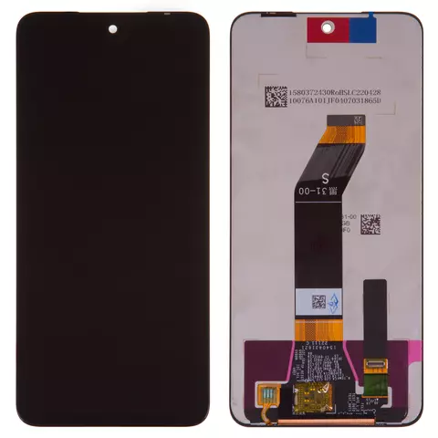 Дисплей для Xiaomi Redmi 10 (2021), Redmi 10 (2022), чорний, без рамки, Original (PRC)