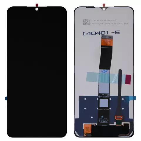 Дисплей для Xiaomi Poco C40, Redmi 10C, чорний, без рамки, Original (PRC)