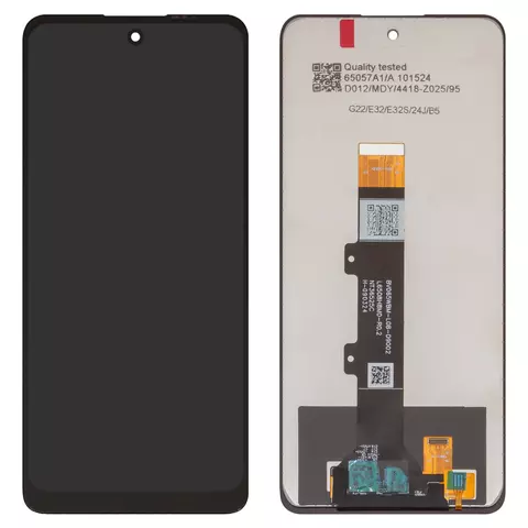 Дисплей для Motorola Moto G22 XT2231, чорний, без рамки, High Copy
