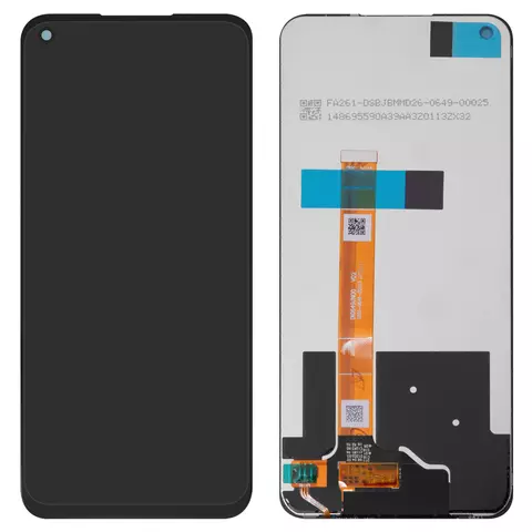 Дисплей для Realme 7 (Global), 7 5G; Oppo A73 5G (2020), чорний, без рамки, Original (PRC), CPH2161, RMX2111, DI0649JN01 V07