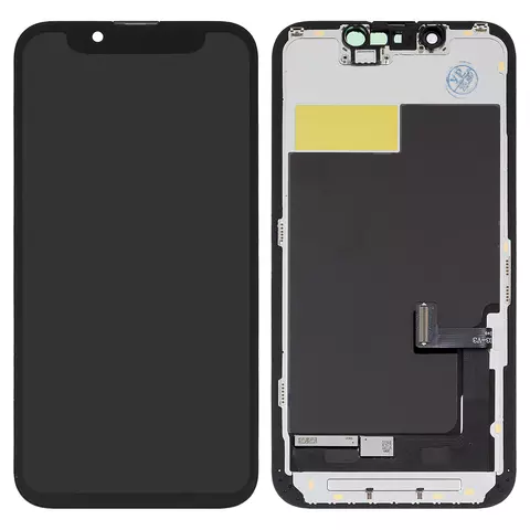 Дисплей для iPhone 13 mini, чорний, з рамкою, Copy, Tianma, (TFT)
