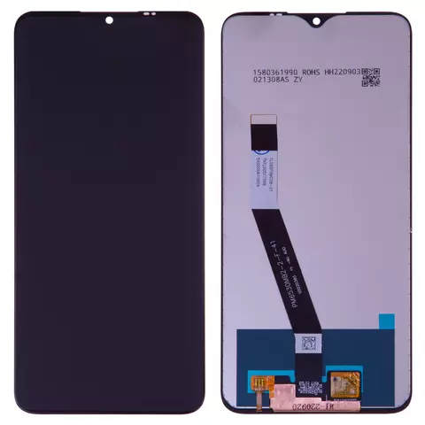 Дисплей для Xiaomi Poco M2, Redmi 9, чорний, без рамки, Сopy, In-Cell, M2004J19G, M2004J19C
