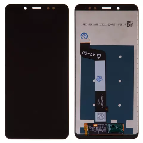 Дисплей для Xiaomi Redmi Note 5, чорний, без рамки, Сopy, In-Cell, (TFT)