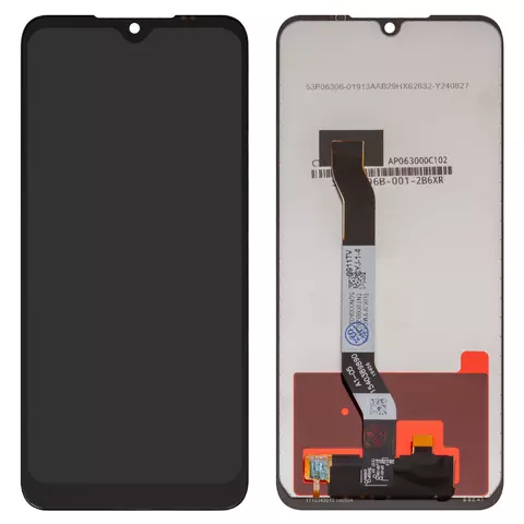 Дисплей для Xiaomi Redmi Note 8T, чорний, з широким обідком, без логотипа, без рамки, Сopy, M1908C3XG