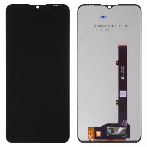 Дисплей для ZTE Blade A51 (2021), Blade A71 A7030, чорний, без рамки, Original (PRC), #TXDI650EBAPU-46/SKI651-B69-V0.1