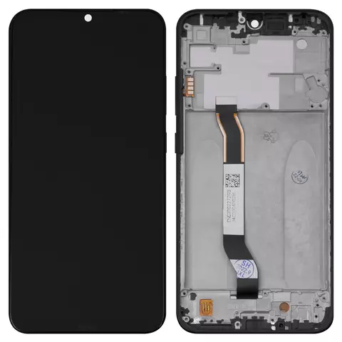 Дисплей для Xiaomi Redmi Note 8, чорний, Лого Redmi, з рамкою, High Copy, M1908C3JH, M1908C3JG, M1908C3JI
