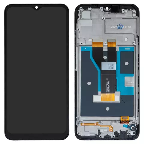 Дисплей для Realme C11 (2021), C20, C21, чорний, з рамкою, High Copy, RMX3201 RMX3063 RMX3231