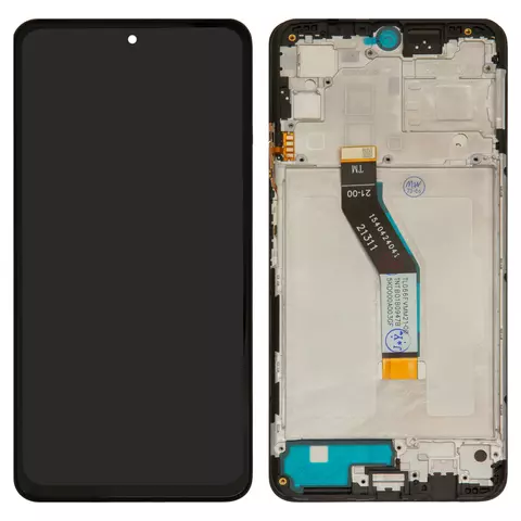 Дисплей для Xiaomi Poco M4 Pro 5G, Redmi Note 11 5G, Redmi Note 11S 5G, Redmi Note 11T 5G, чорний, з рамкою, High Copy