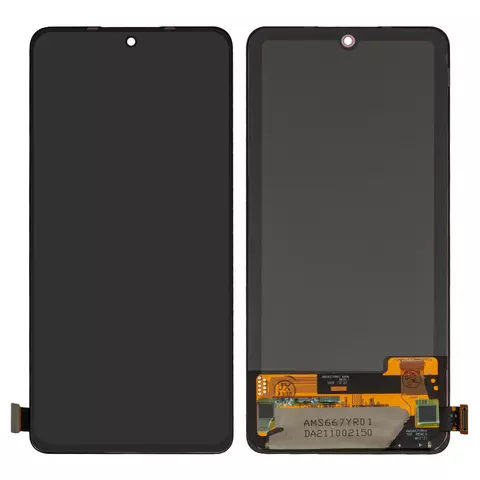 Дисплей для Xiaomi Poco X4 Pro 5G, Redmi Note 11 Pro, Redmi Note 11 Pro 5G, Redmi Note 11 Pro Plus 5G, Redmi Note 11E Pro, Redmi Note 12 Pro 4G, чорний, без рамки, High Copy, (OLED)