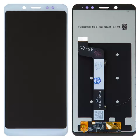 Дисплей для Xiaomi Redmi Note 5, білий, без рамки, Сopy, In-Cell, (TFT)