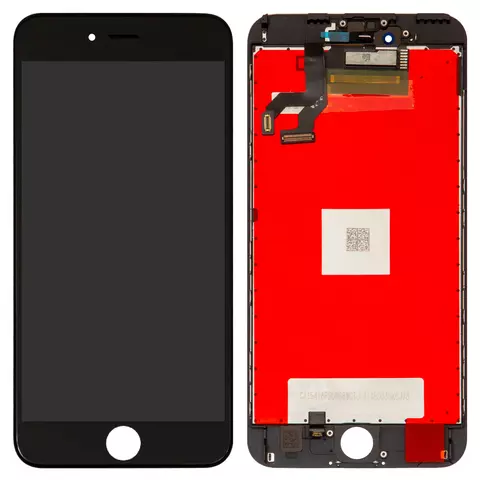 Дисплей  iPhone 6S Plus, чорний, із сенсорним екраном, з рамкою, High Copy