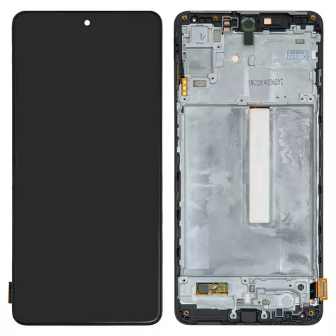 Дисплей для Samsung M536 Galaxy M53, чорний, з рамкою, Original (PRC)