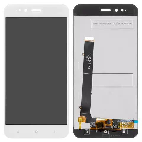 Дисплей для Xiaomi Mi 5X, Mi A1, білий, без рамки, High Copy, MDG2, MDI2, MDE2