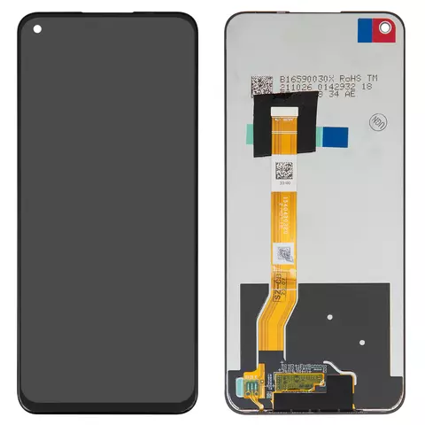 Дисплей для Realme 8i, 9i, чорний, без рамки, Original (PRC), RMX3151, RMX3491, RMX3286, #1540430320 /1540422970/1540432310