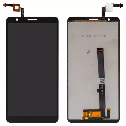 Дисплей для ZTE Blade A31 Plus, чорний, без рамки, Original (PRC), S-T600BYC001P-V03