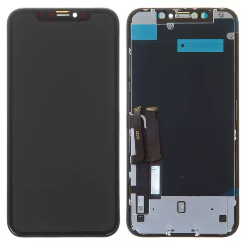 Дисплей  iPhone XR, чорний, із сенсорним екраном, з рамкою, Original (PRC)