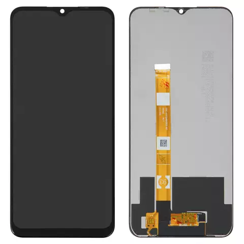 Дисплей для Oppo A15, A15s, чорний, без рамки, High Copy, CPH2185, CPH2179, FA-065-1-A15/FPC-HTF065H051-A2/FPC-HTF065H093-A0
