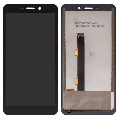 Дисплей для Ulefone Armor X3, Armor X5, чорний, без рамки, High Copy