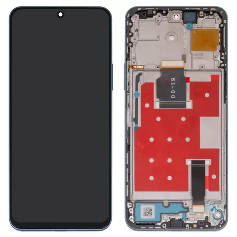 Дисплей для Huawei Honor 90 Lite, Honor X8a, синій, з рамкою, Original (PRC), CRT-LX1, CRT-LX2, CRT-LX3, CRT-NX1