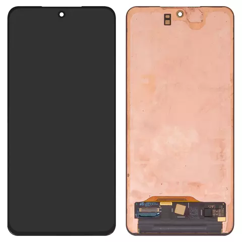 Дисплей для Samsung G990B Galaxy S21 FE 5G, чорний, без рамки, Оригінал (переклеєне скло)