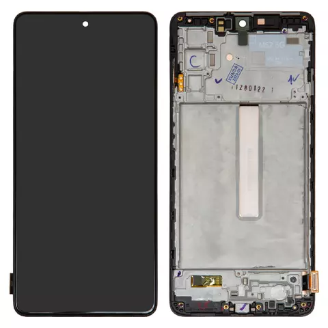 Дисплей для Samsung M526 Galaxy M52, чорний, з рамкою, Original (PRC)
