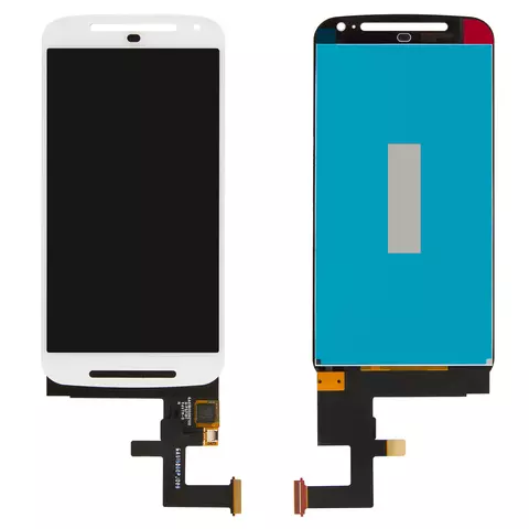 Дисплей для Motorola XT1062 Moto G2, XT1063 Moto G2, XT1064 Moto G2, XT1068 Moto G2, білий, без рамки, Original (PRC)