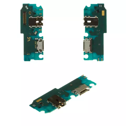 Шлейф для Samsung A125F Galaxy A12, M127 Galaxy M12, конектора зарядки, Сopy, плата зарядки