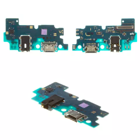 Шлейф для Samsung A505F/DS Galaxy A50, конектора зарядки, з мікрофоном, Original (PRC), плата зарядки