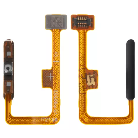 Шлейф для Xiaomi Mi 11 Lite, Mi 11 Lite 5G, Mi 11 Lite 5G NE, для сканера відбитка пальця (Touch ID), чорний, M2101K9AG, boba black