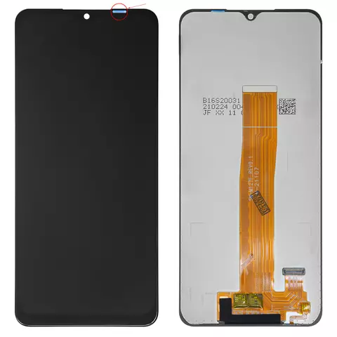 Дисплей для Samsung M127 Galaxy M12, чорний, без рамки, Original (PRC), SM-M127F_REV0.1