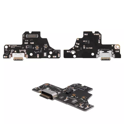 Шлейф для Motorola Moto G41 XT2167-2 , конектора зарядки, з мікрофоном, High Copy, плата зарядки