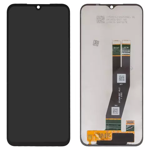 Дисплей для Samsung A145 Galaxy A14, чорний, без рамки, Original (PRC), з чорним шлейфом