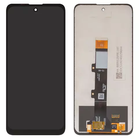 Дисплей для Motorola Moto E30 XT2158-6, Moto E40 XT2159, чорний, без рамки, (Box)