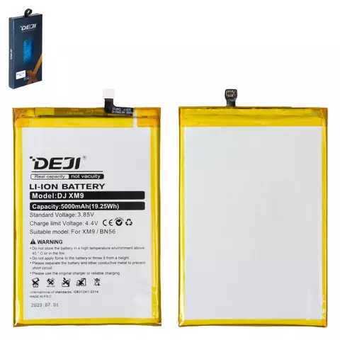 Акумулятор Deji BN56 для Xiaomi Redmi 9A, Redmi 9AT, Redmi 9C, Redmi A1, Redmi A1 Plus, Li-ion, 3,85 B, 5000 мАч