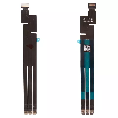 Шлейф для iPad Pro 9.7, сріблястий, з компонентами, smart connector