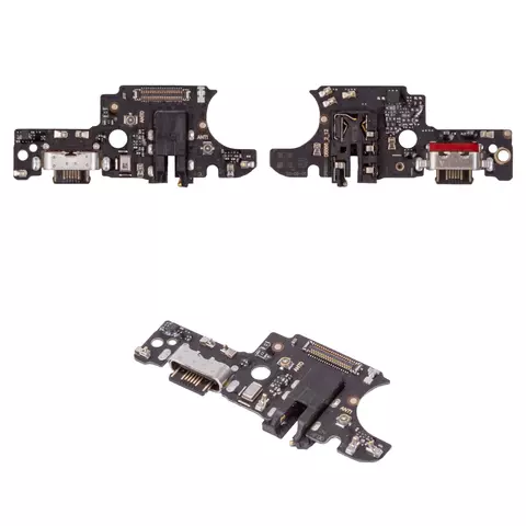 Шлейф для Motorola Moto G54, Moto G54 Power, конектора зарядки, з мікрофоном, High Copy, плата зарядки