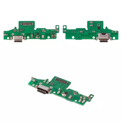 Шлейф для Motorola Moto G60s, конектора зарядки, з мікрофоном, High Copy, плата зарядки