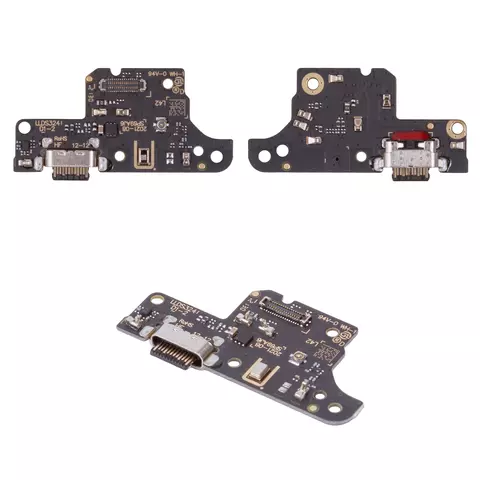 Шлейф для Motorola Moto G31 XT2173-3, конектора зарядки, з мікрофоном, High Copy, плата зарядки